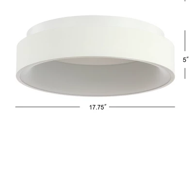 17.75" Ring Flush Mount Ceiling Light (Includes Energy Efficient Light Bulb) - JONATHAN Y 3 17.75" Ring Flush Mount Ceiling Light (Includes Energy Efficient Light Bulb) - JONATHAN Y - Image 3