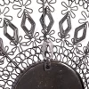 Set Of 3 Metal Plate Wall Decors With Intricate Pattern Black - Olivia & May