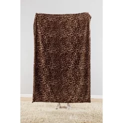 50"x70" Oversized Classic Leopard Throw Blanket Brown - Jessica Simpson -Home Decoration Store GUEST 6b8b7212 0325 49f6 9dae 52ee9ac05c14