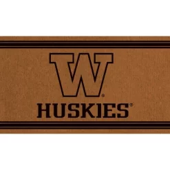 Evergreen University Of Washington Logo Turf Mat, Brown- 28 X 16 Inches Indoor Outdoor Doormat