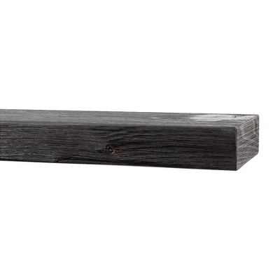 Modern Ember Vara Wood Mantel Shelf - Features Knots And Natural Distresssing 4 Modern Ember Vara Wood Mantel Shelf - Features Knots And Natural Distresssing - Image 4