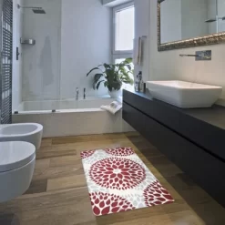 World Rug Gallery Modern Floral Circles Anti Fatigue Standing Mat -Home Decoration Store GUEST 6d12fcf8 ac0d 49aa a4a6 ab9e2cf3b0e0