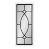 13" X 30" Bakersfiel Windowpane Wall Mirror White - Kate & Laurel All Things Decor