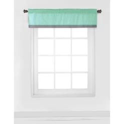 Bacati - Pin Dots Mint/Gray Window Valance -Home Decoration Store GUEST 6db9c703 f56c 416a 8066 a34eb200a3dc