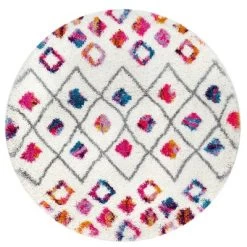 Tatyana Moroccan Diamond Trellis Shaggy Area Rug Pink - NuLOOM -Home Decoration Store GUEST 6e7925f7 1a4f 4ef8 bfd1 62c99954eebf