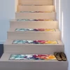 World Rug Gallery Modern Abstract Non-Slip Stair Treads