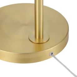 Possini Euro Design Vaile Modern 66" Tall Chairside Arc Floor Lamp Warm Gold Metal Clear Seeded Glass Shade For Living Room Reading Home -Home Decoration Store GUEST 6f0d265a dc5a 4516 8e50 c928e8090a11