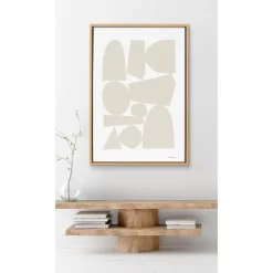 23" X 33" Sylvie Constructed II Neutral Framed Wall Canvas By Statement Goods Natural - Kate & Laurel All Things Decor -Home Decoration Store GUEST 6f5f4edb b117 46c1 b093 fa7eaf4e2393