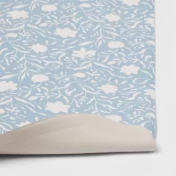 60" X 20" Floral Comfort Runner Mat Blue - Threshold™ -Home Decoration Store GUEST 6f9e8822 4bc9 4efa a40f b95c782d1456