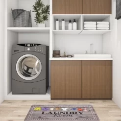 World Rug Gallery Laundry Room Standing Mat -Home Decoration Store GUEST 6fae195d 4ea8 4e69 9bc5 bd3ea9284ffb