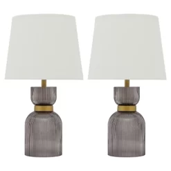 Set Of 2 15.25" Kaia Cylinder Base Table Lamps - River Of Goods 17 Set Of 2 15.25" Kaia Cylinder Base Table Lamps - River Of Goods -Home Decoration Store GUEST 70fa96d4 1932 4fdc af1a 74183c04bbce