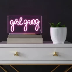 11.88" Girl Gang Contemporary Glam Acrylic Box Pendant (Includes LED Light Bulb) Neon Pink - JONATHAN Y 5 11.88" Girl Gang Contemporary Glam Acrylic Box Pendant (Includes LED Light Bulb) Neon Pink - JONATHAN Y -Home Decoration Store GUEST 71eef9f4 2005 428f b0fe fe90aba7d5a3