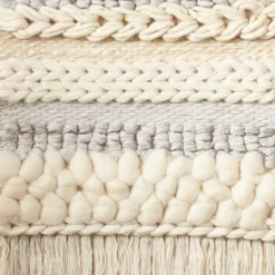 Saro Lifestyle Saro Lifestyle Fringe Braided Design Wall Hanging, Grey, 5 Saro Lifestyle Saro Lifestyle Fringe Braided Design Wall Hanging, Grey, -Home Decoration Store GUEST 721da1d3 9c6b 47a5 adce ffb8288fb6ca