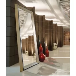 Rectangle Detroit Floor Mirror Light Silver - Howard Elliott -Home Decoration Store GUEST 72668b58 ef15 4db1 8524 b9e5dc395f71