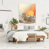 Americanflat Mountainscape 1 By Florent Bodart Wall Tapestry