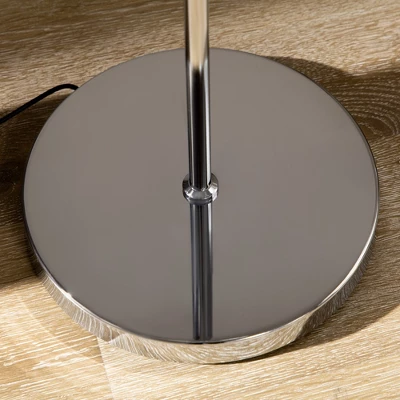 HOMCOM Ultra-Bright Floor Lamp With 180° Adjustable-Head LED Lighting For Bedroom, Living Room Office, & More, Tree Standing Lamp, 800 Lumens, Chrome 5 HOMCOM Ultra-Bright Floor Lamp With 180° Adjustable-Head LED Lighting For Bedroom, Living Room Office, & More, Tree Standing Lamp, 800 Lumens, Chrome - Image 5