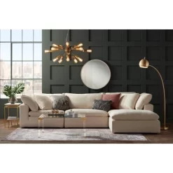 Possini Euro Design Hemingson Gold Large Chandelier 33" Wide Modern Sputnik 12-Light LED Fixture For Dining Room House Foyer Kitchen Island Entryway -Home Decoration Store GUEST 73b694a8 0a46 4c39 8888 bacef461e3d6