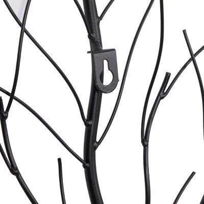 Set Of 3 Metal Starburst Wall Decors With Branch Inspired Design Black - Olivia & May 2 Set Of 3 Metal Starburst Wall Decors With Branch Inspired Design Black - Olivia & May - Image 2