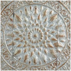 Metal Scroll Wall Decor With Embossed Details - Olivia & May -Home Decoration Store GUEST 74e639fa c597 4161 9b86 ed9c5ad51fb4