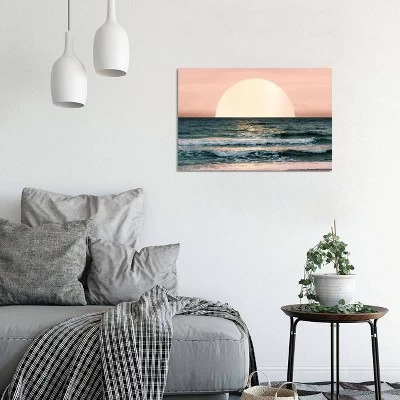 Ocean Beach Sunset By Nature Magick Unframed Wall Canvas - ICanvas 2 Ocean Beach Sunset By Nature Magick Unframed Wall Canvas - ICanvas - Image 2