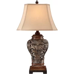 Barnes And Ivy Traditional Table Lamps 32.5" Tall Set Of 2 Bronze Curling Leaves Tan Rectangular Shade For Living Room Family Bedroom Bedside 11 Barnes And Ivy Traditional Table Lamps 32.5" Tall Set Of 2 Bronze Curling Leaves Tan Rectangular Shade For Living Room Family Bedroom Bedside -Home Decoration Store GUEST 7548c1a5 e092 4da9 9c36 39a6c73b406f