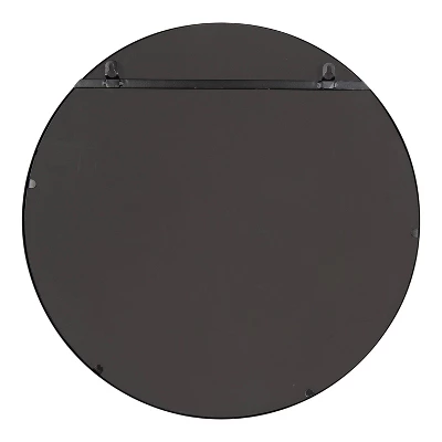19" Diameter Kei Modern Round Accent Mirror With Shelf Black - Kate & Laurel All Things Decor 3 19" Diameter Kei Modern Round Accent Mirror With Shelf Black - Kate & Laurel All Things Decor - Image 3