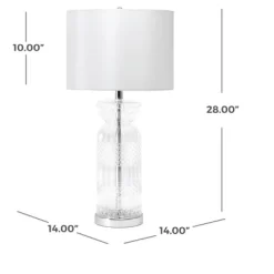 NuLOOM Catania 28" Glass Table Lamp 10 NuLOOM Catania 28" Glass Table Lamp -Home Decoration Store GUEST 75d9cba0 d403 4b6f b4e7 d4660615a9a9
