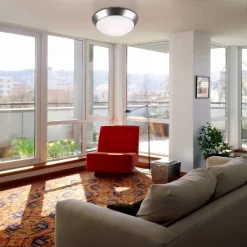 360 Lighting Modern Ceiling Light Flush Mount Fixture 13" Wide Brushed Nickel 2-Light Frosted Glass Dome Shade For Bedroom Kitchen Living Room Hallway 6 360 Lighting Modern Ceiling Light Flush Mount Fixture 13" Wide Brushed Nickel 2-Light Frosted Glass Dome Shade For Bedroom Kitchen Living Room Hallway -Home Decoration Store GUEST 7642ea5e 7e6f 4ebe a62c 10b631419d65