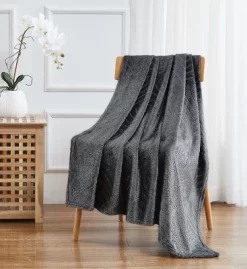 Kate Aurora Floral Ferns Shabby Chic Styled Oversized Ultra Soft & Plush Accent Throw Blanket -Home Decoration Store GUEST 76dc0acd 6f16 4831 b000 302f023f547d