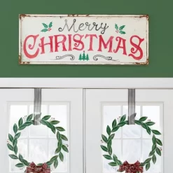 Park Hill Collection Merry Christmas Iron Plaque