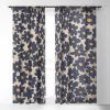 Miho Mini Floral Garden Single Panel Sheer Window Curtain - Deny Designs
