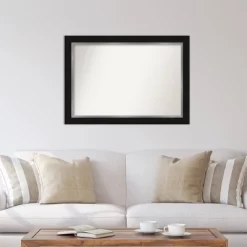 42" X 30" Non-Beveled Eva Black Silver Wall Mirror - Amanti Art 10 42" X 30" Non-Beveled Eva Black Silver Wall Mirror - Amanti Art -Home Decoration Store GUEST 7848bbf2 f2ef 4be0 bae8 8325d26b9be5