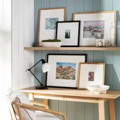 Home Decoration Store 40 19.24" X 25.24" Matted To 8" X 10" Gallery Frame Natural Wood - Threshold™ Designed With Studio McGee