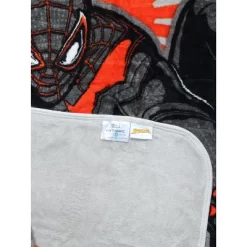 Marvel Miles Morales Spiderman Micro Raschel Throw Blanket 48" X 60" Multicoloured