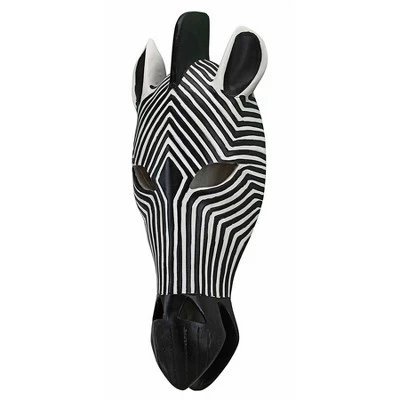 Design Toscano Zebra Mask 2 Design Toscano Zebra Mask - Image 2