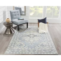 Anatolia Marquis Area Rug Blue - Momeni -Home Decoration Store GUEST 7c827b8f fbe1 4092 98d9 fcf63db14717