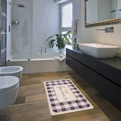 World Rug Gallery Gather Plaid Anti-Fatigue Standing Mat 7 World Rug Gallery Gather Plaid Anti-Fatigue Standing Mat - Image 7