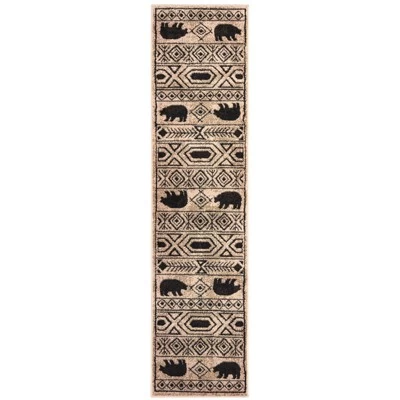 Weston Geometric Impressions Area Rug Ivory/Black - Captiv8e Designs 4 Weston Geometric Impressions Area Rug Ivory/Black - Captiv8e Designs - Image 4