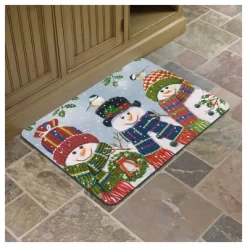 1'9"x2'7" Premium Comfort Snowman Trio Anti - Fatigue Mat - Bungalow Flooring
