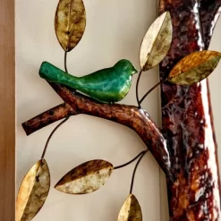 Set Of 3 Metal Bird Wall Decors With Tree Branches - Olivia & May -Home Decoration Store GUEST 8058ef0a d268 4fc6 bfcd 05bfb31da186