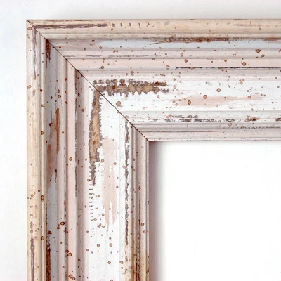 Alexandria White Wash Framed Wall Mirror - Amanti Art 3 Alexandria White Wash Framed Wall Mirror - Amanti Art - Image 3