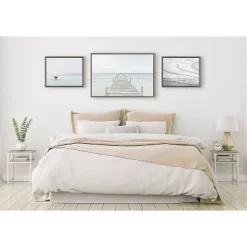 23" X 33" (Set Of 3) Sylvie Ocean Beach Framed Wall Canvas Set Gray - Kate & Laurel All Things Decor 11 23" X 33" (Set Of 3) Sylvie Ocean Beach Framed Wall Canvas Set Gray - Kate & Laurel All Things Decor -Home Decoration Store GUEST 824f63a4 5096 47f6 bea2 83bca92912dd