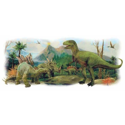 Giant Dinosaurs Scene Peel And Stick Wall Graphic - RoomMates 2 Giant Dinosaurs Scene Peel And Stick Wall Graphic - RoomMates - Image 2
