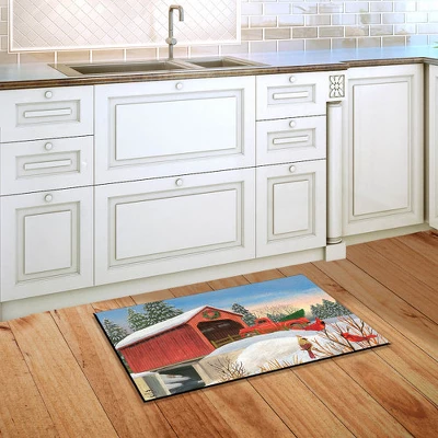 Winter Bridge Doormat Pickup Truck Indoor Outdoor 30" X 18" Briarwood Lane 3 Winter Bridge Doormat Pickup Truck Indoor Outdoor 30" X 18" Briarwood Lane - Image 3