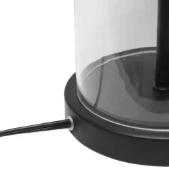 Entrapped Glass Table Lamp With Fabric Shade Black - Lalia Home -Home Decoration Store GUEST 841c936e cb77 4876 86a1 bdfd7c7f4eab