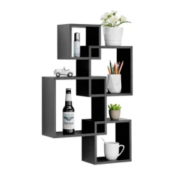 28.35" X 18" Blocchetto Intersecting Cubes Wall Shelf Unit - Danya B. -Home Decoration Store GUEST 84991e35 3e6f 4bcf 8db2 9b8b1aead272