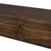 Mantels Direct Dakota Rustic Wood Fireplace Mantel Shelf