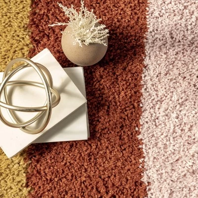 NuLOOM Ela Half Rainbow Shag Area Rug 5 NuLOOM Ela Half Rainbow Shag Area Rug - Image 5