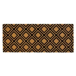 Diamonds Indoor/Outdoor Coir Doormat Natural/Black - Entryways -Home Decoration Store GUEST 85c26016 77fb 4c76 b823 b70b39edc02e