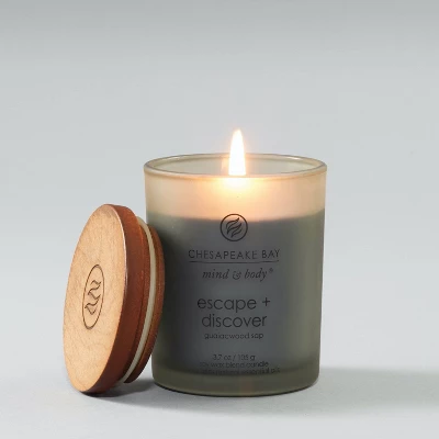 Glass Jar 3-Wick Mind & Body Escape & Discover Candle - Chesapeake Bay Candle 3 Glass Jar 3-Wick Mind & Body Escape & Discover Candle - Chesapeake Bay Candle - Image 3
